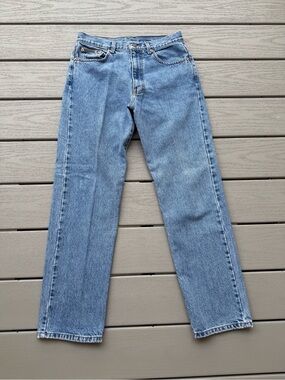 Vintage USA Made Calvin Klein Straight Leg Jeans Size 9 100% Cotton